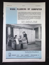 Original 1957 Advert Ferranti