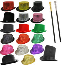 ADULTS HAT & CANE COSTUME SET