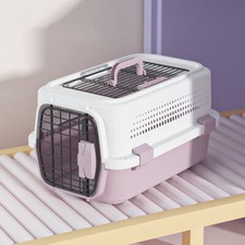 Cat Dog Transport Box Travel Crates Pet Carrier Transporter Cage Vet Carry Case