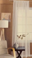 Single voile net curtain - voile,