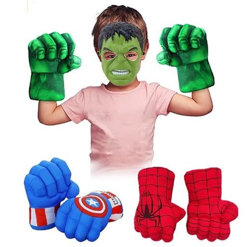 Superhero gloves smash hands - superhero,