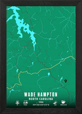 Wade Hampton Golf Club Framed