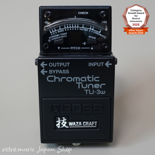Boss chromatic tuner - tu-3w,