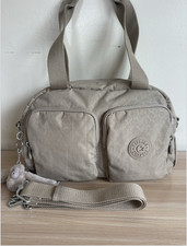 Kipling Cool Defea Hand Shoulder Bag Crossbody In Beige Signature New