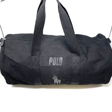 Ralph Lauren Fragrances Polo Black Duffle Bag Weekend Travel Gym Holdall