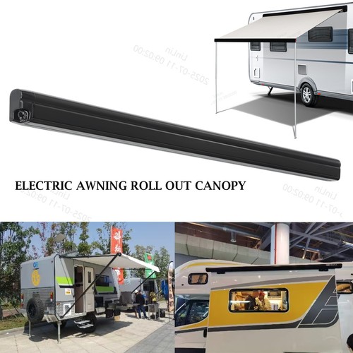 Electric awning wind roll out - electric,