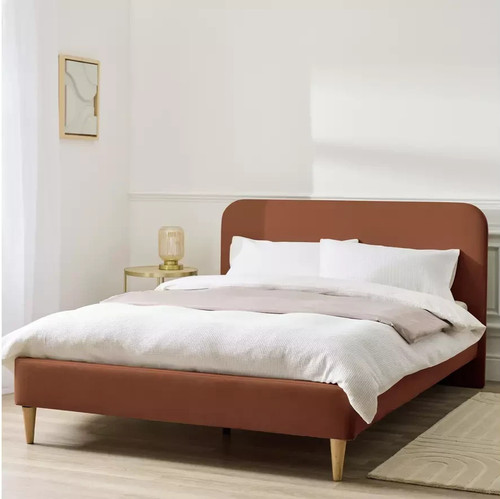 Mya double fabric bed frame - bed,