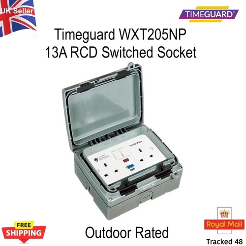 Timeguard 13a rcd - rcd, twin