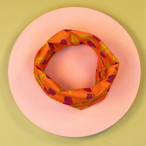 Powder orange tulip - powder,