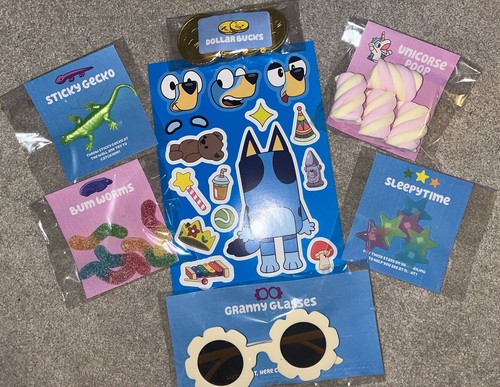 Bluey pre made party - , favours