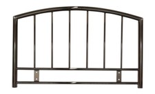 Metal Single 90cm Size Headboard in Smoked Chrome finish 60cm High NEW