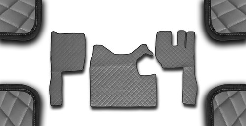 Grey layers eco leather - layers,
