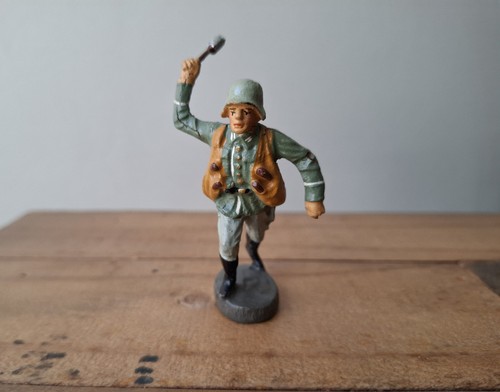 Elastolin german army soldier - elastolin,