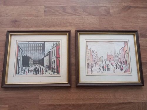 Lowry framed prints - 2, x