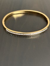 18k gold plated bracelet - plated, heavy