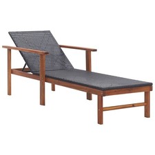 Sun Lounger Swimming Pool Loungers Patio Deck Chairs Reclining Garden Sunbed