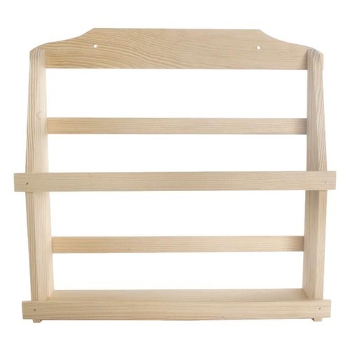 Pine wood two tier - two-tier, rack