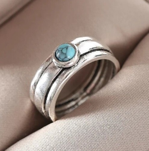 New silver stacking ring with - stacking,
