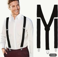 Men’s Black Braces