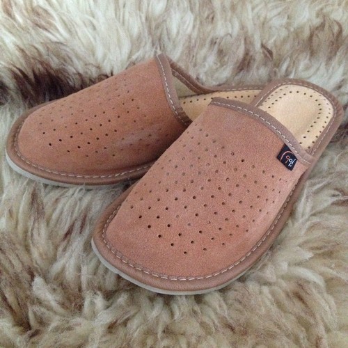 Women leather slippers soft - women's,