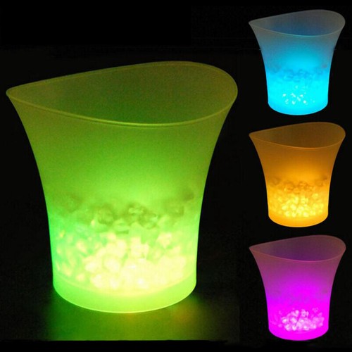 Led ice bucket champagne - led,