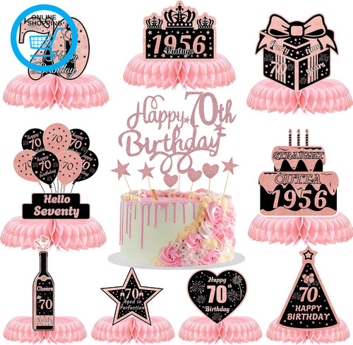 70th birthday table - birthday,