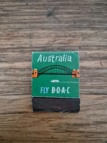 Vintage boac matchbook used - boac,