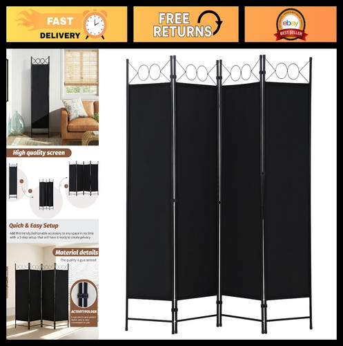 Panel folding room divider - room,