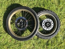 GENUINE HONDA NX650 DOMINATOR RD02 1988-93 Front and Rear Wheels - GOLD