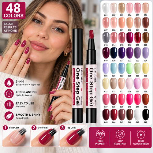 Limegirl gel polish - pen, 3