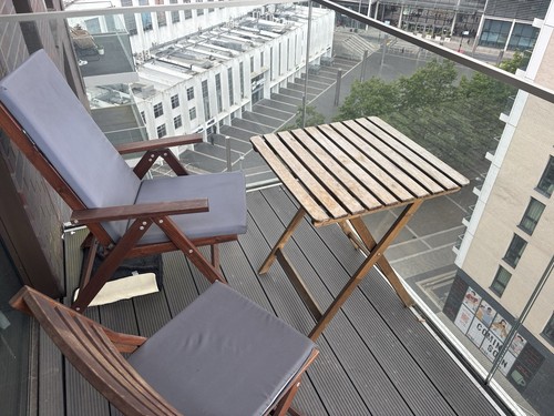 Ikea folding wooden balcony - folding,