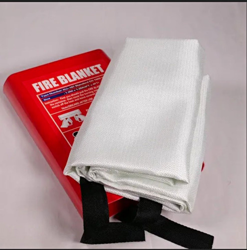 Fire safety blanket - fire, with
