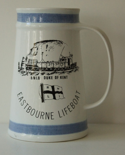 Eastbourne lifeboat mug cinque - lifeboat,