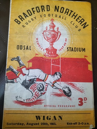 Vintage rugby league - vintage, programme