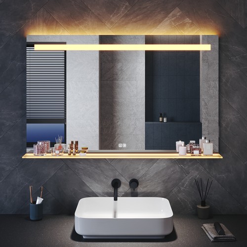 Led bathroom mirror with - mirror,