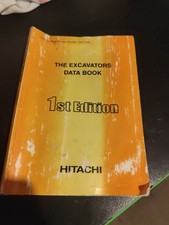 Hitachi Excavator data book 1sr edition
