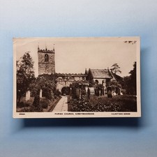 Kirbymoorside Postcard 1908 Real Photo Yorkshire Parish Church & Local Duplex PM