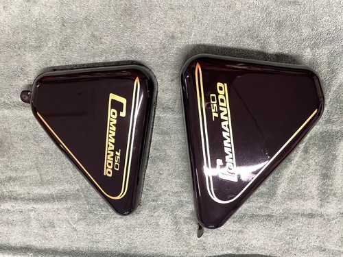 Norton commando side cover set - side,