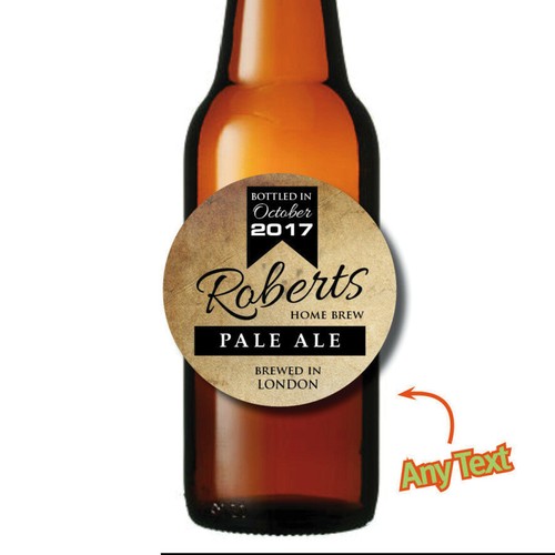 63mm personalised beer - x,