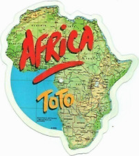 EX/EX Toto Africa Shaped Vinyl Picture Pic Disc 1983 CBS