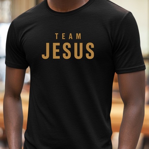 Mens team jesus motif cotton - mens,