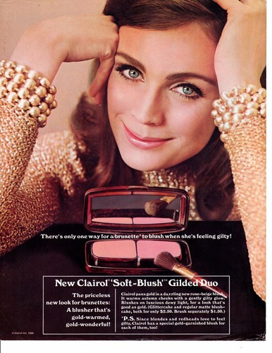 Vintage beauty fashion 1966 - vintage, ad