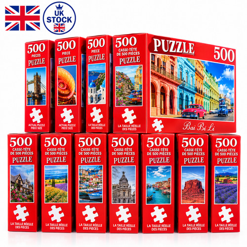 500 pieces jigsaw puzzle - jigsaw,