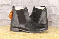 BLACK LEATHER RIDING JODHPUR BOOTS SIZE 7 / 41 HARRY HALL NEW WITH TAGS