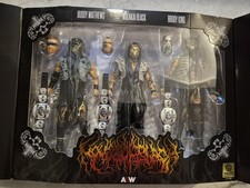 AEW UNRIVALLED HOUSE OF BLACK 3 PACK JAZWARES VAULT FIGURES NEW SEALED