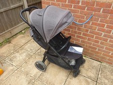 Zummi Zip Stroller Grey Foldable Pushchair Buggy