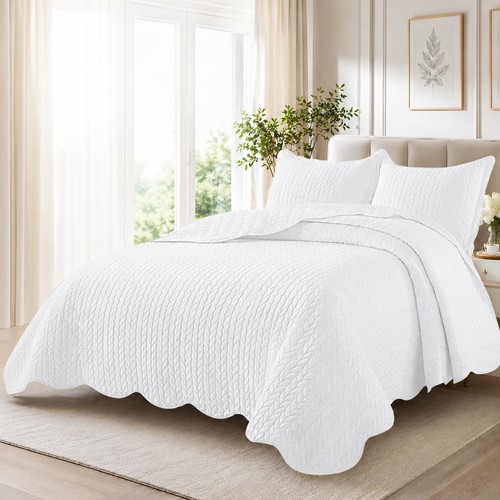 Piece quilted bedspread - 3,