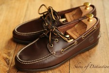 Timberland Brown Leather Boat Deck Shoes Boot Mens UK 8.5 US 9 M EU 43