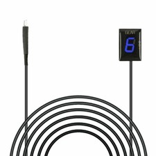 Motorcycle Gear Indicator Blue