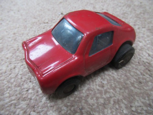 Red japanese tinplate coupe - japanese,